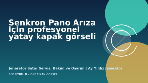 senkron pano arıza